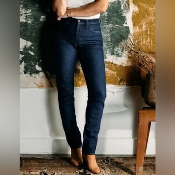 imogene + willie sz 26 Imogene Slim Dark Indigo Blue Skinny Jeans great cond - Picture 9 of 9